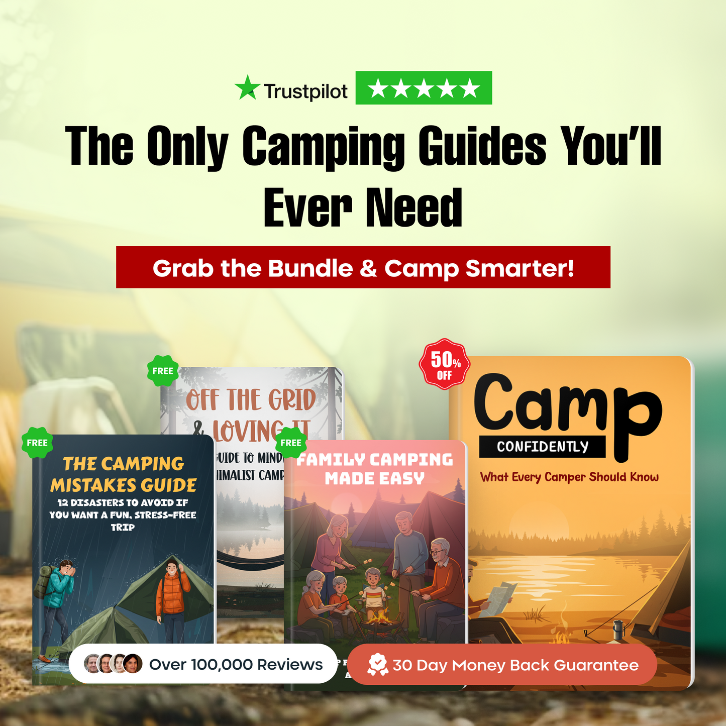 Camp Confidently: What Every Camper Should Know (50% OFF + 3 FREE)