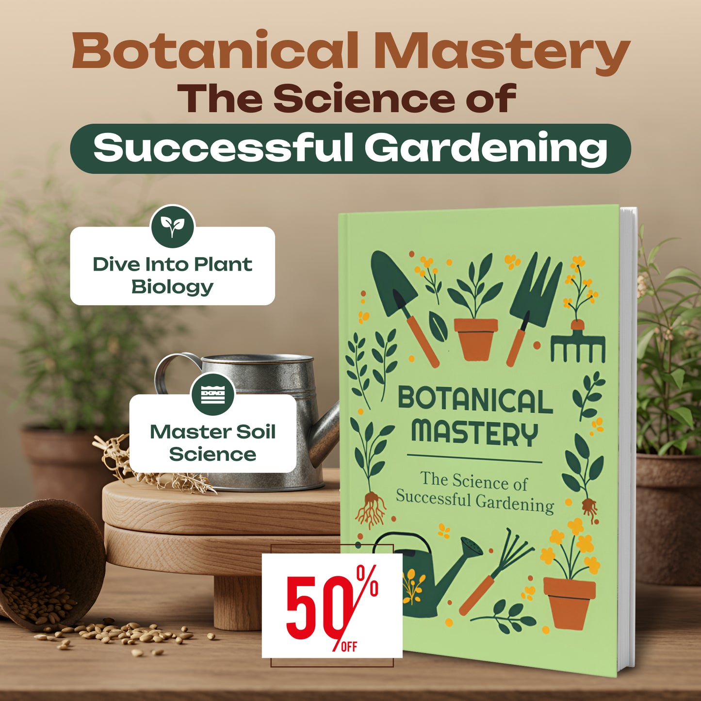 Botanical Mastery: Successful Gardening (50% OFF + 3 FREE)