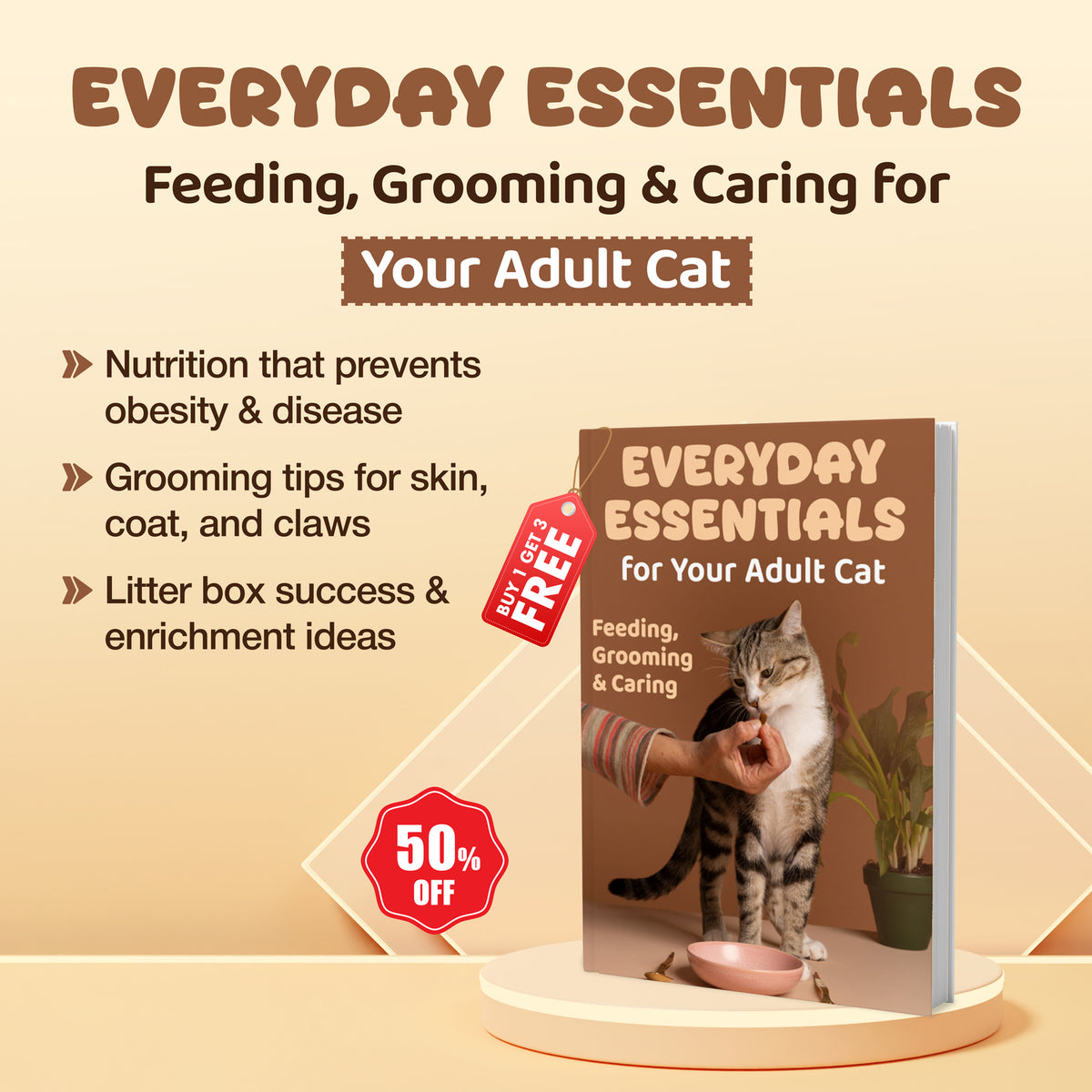 The Complete Cat Wellness Guide (50% OFF + 3 FREE)