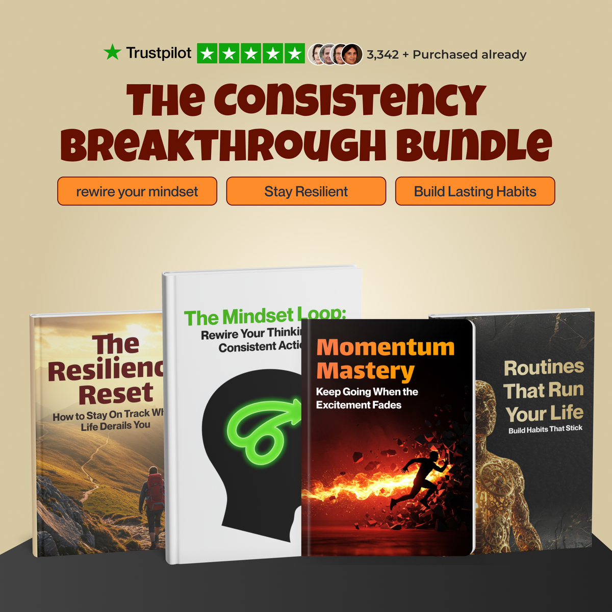 The Mindset Loop: Rewire Your Thinking (50% OFF + 3 FREE)