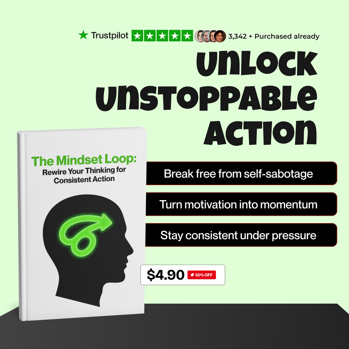 The Mindset Loop: Rewire Your Thinking (50% OFF + 3 FREE)