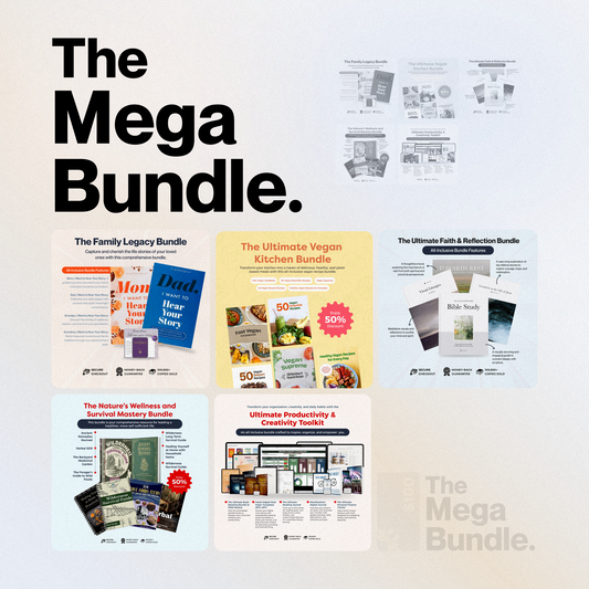 The Mega Bundle (95% OFF + 9 FREE Products)