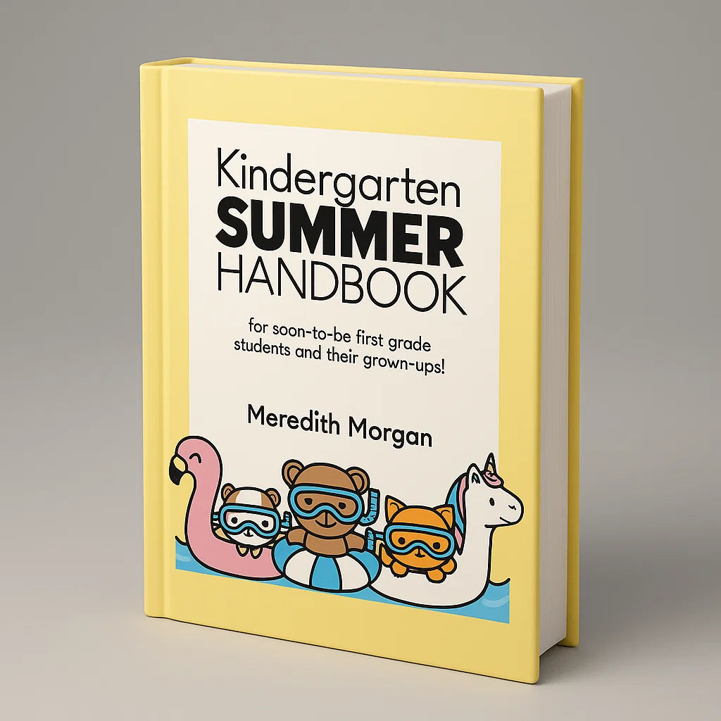 Kindergarten Summer Handbook: First Grade Workbook (50% OFF)