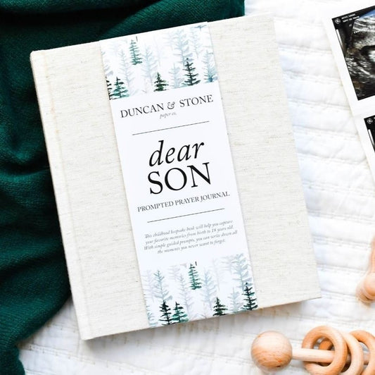 Dear Son: Prompted Baby Memory Book (50% OFF)