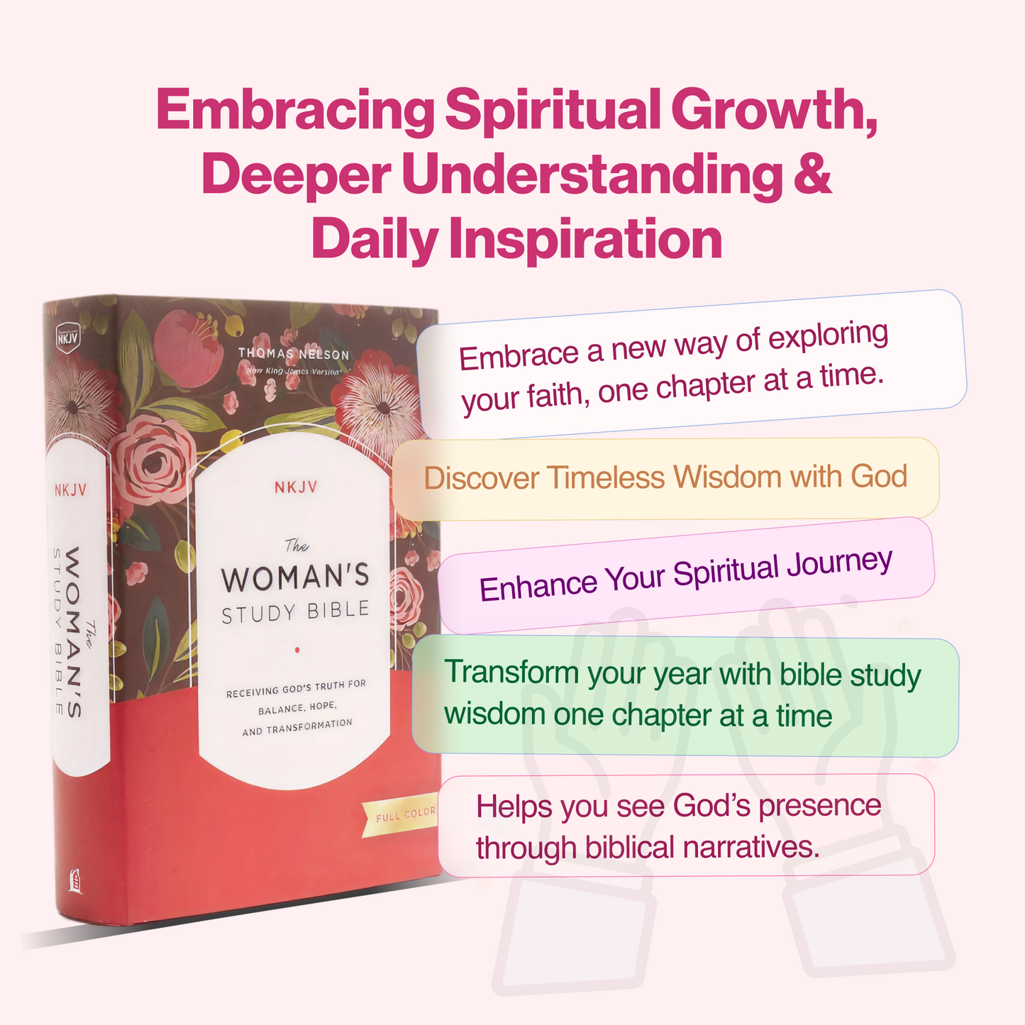 NKJV, The Woman's Study Bible (50% OFF)